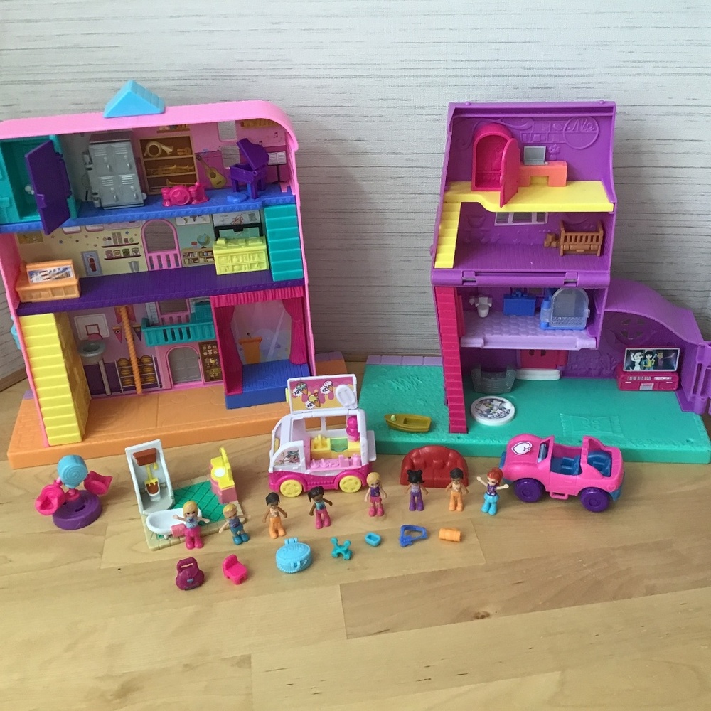 Polly Pocket Dolls and Houses